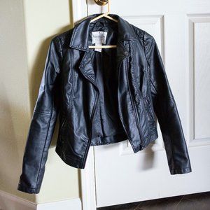 American Rag Black Pleather Jacket